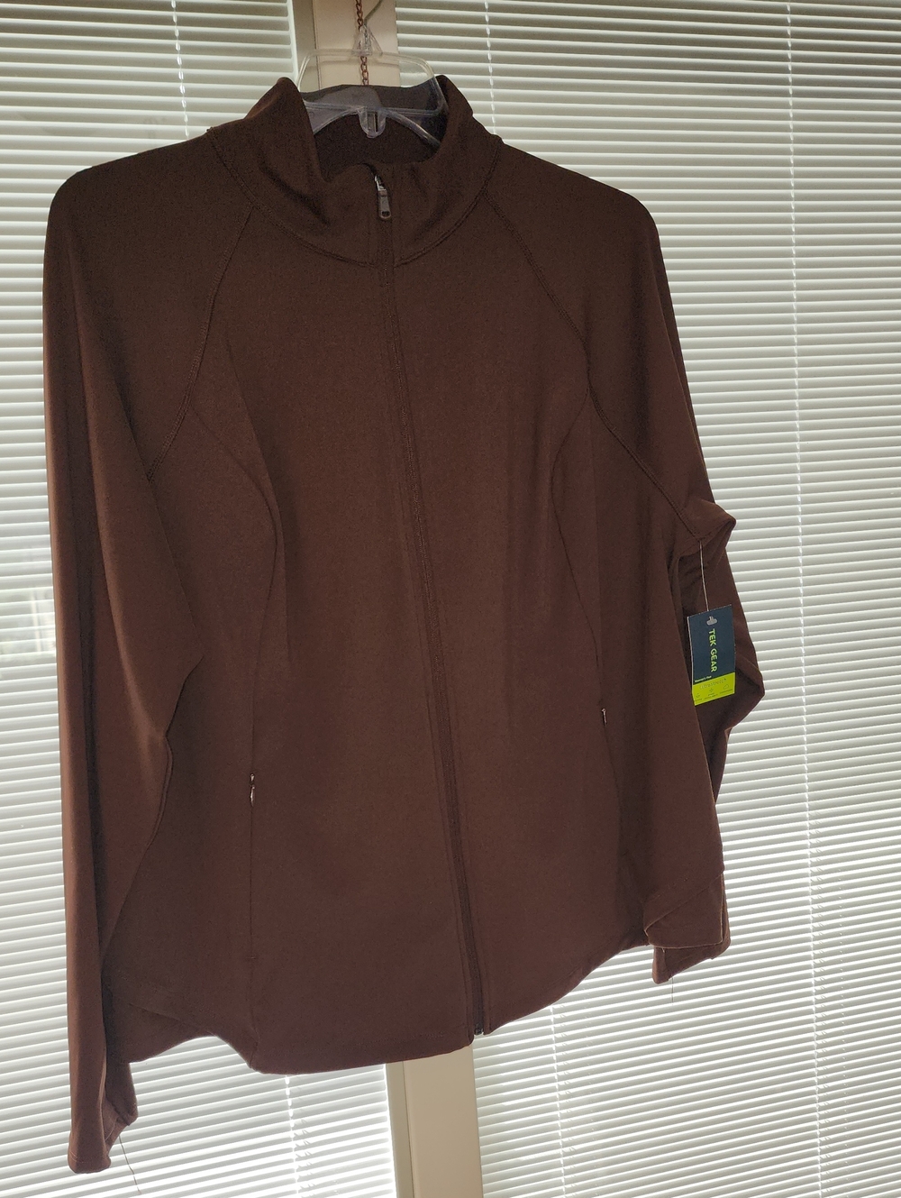 2x tek gear Brown Full-Zip Utility Jacket